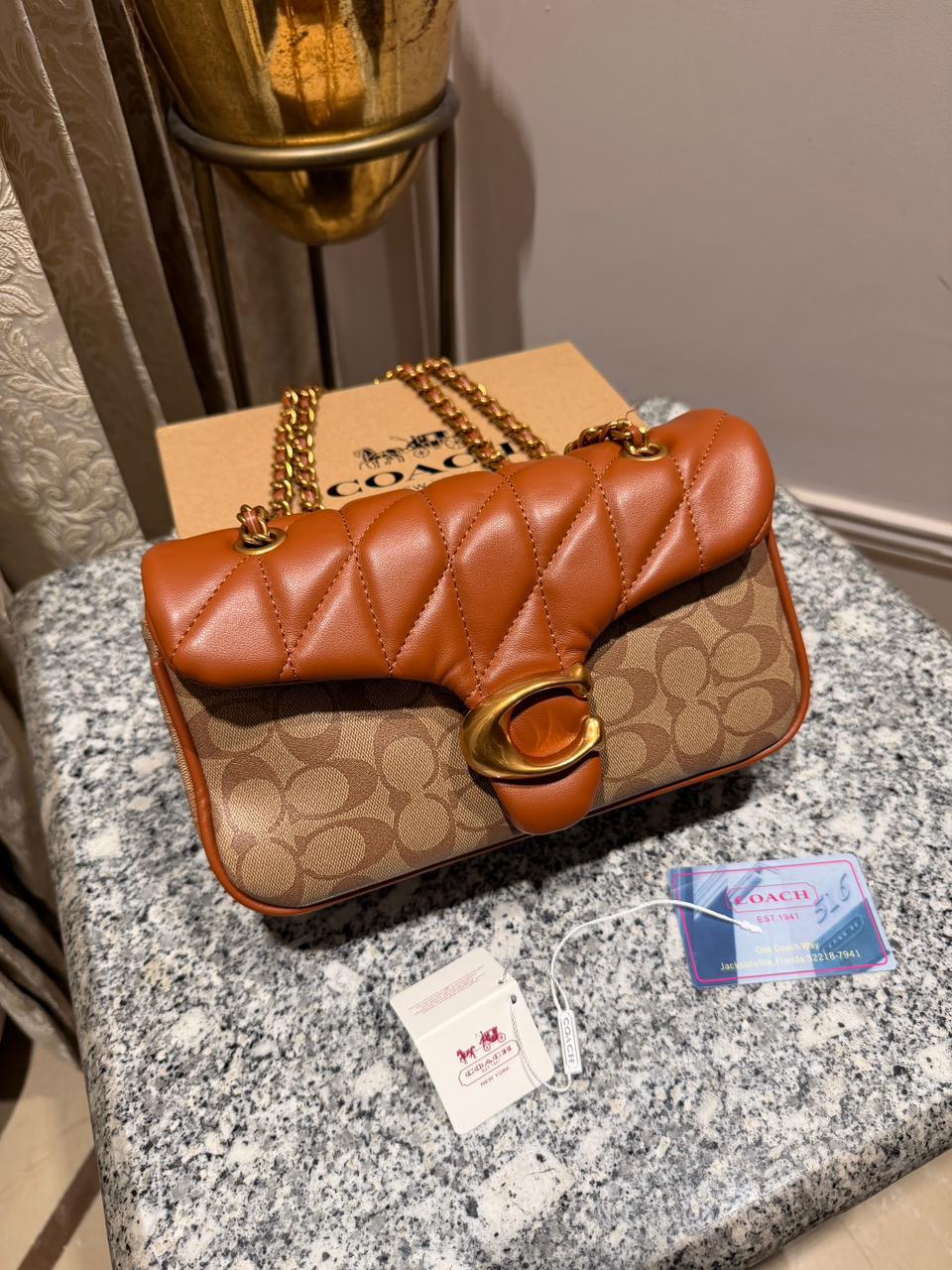 COACH QUILTED BAG