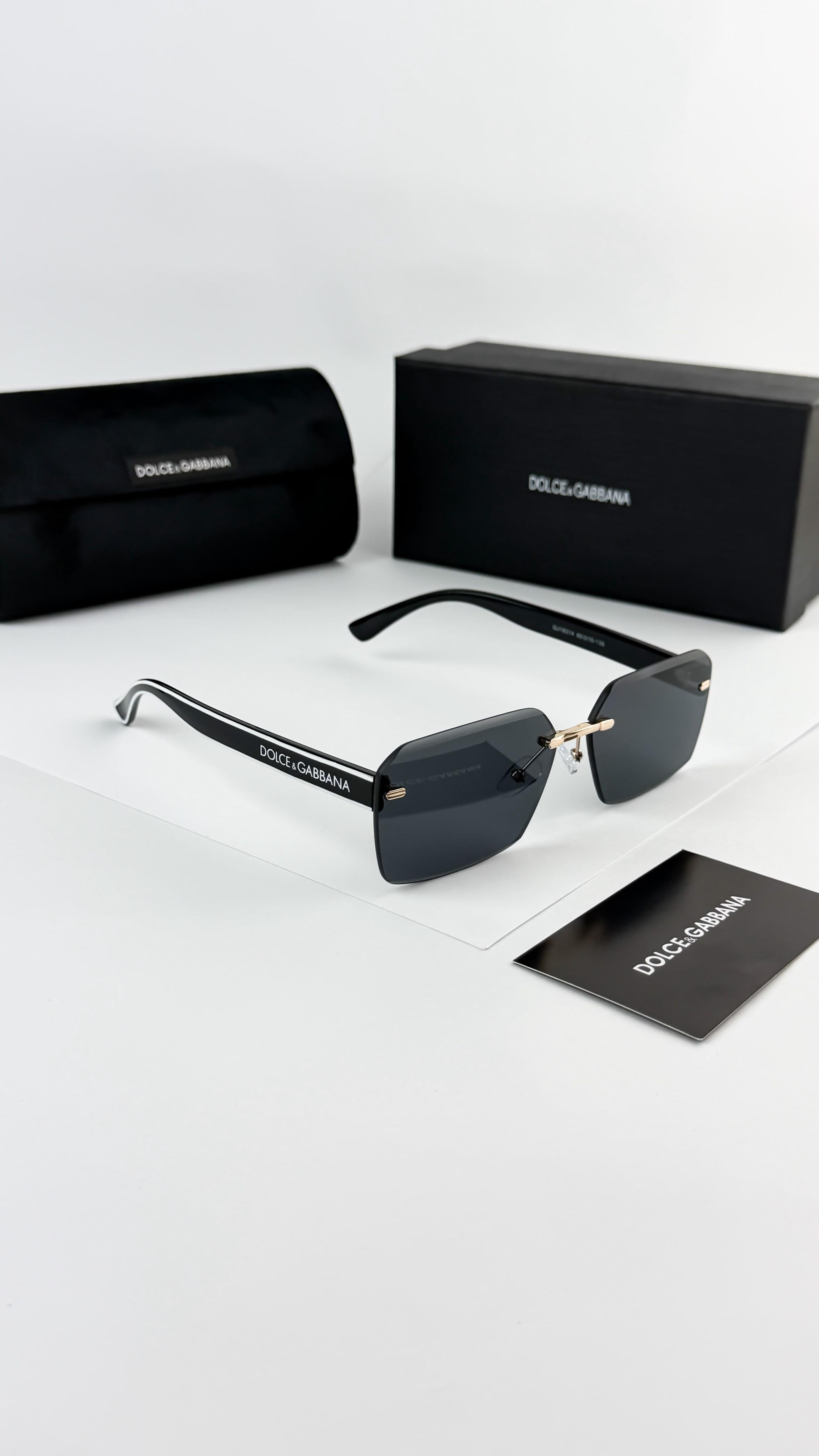 DOLCE & GABBANA GOLD BLACK 8314