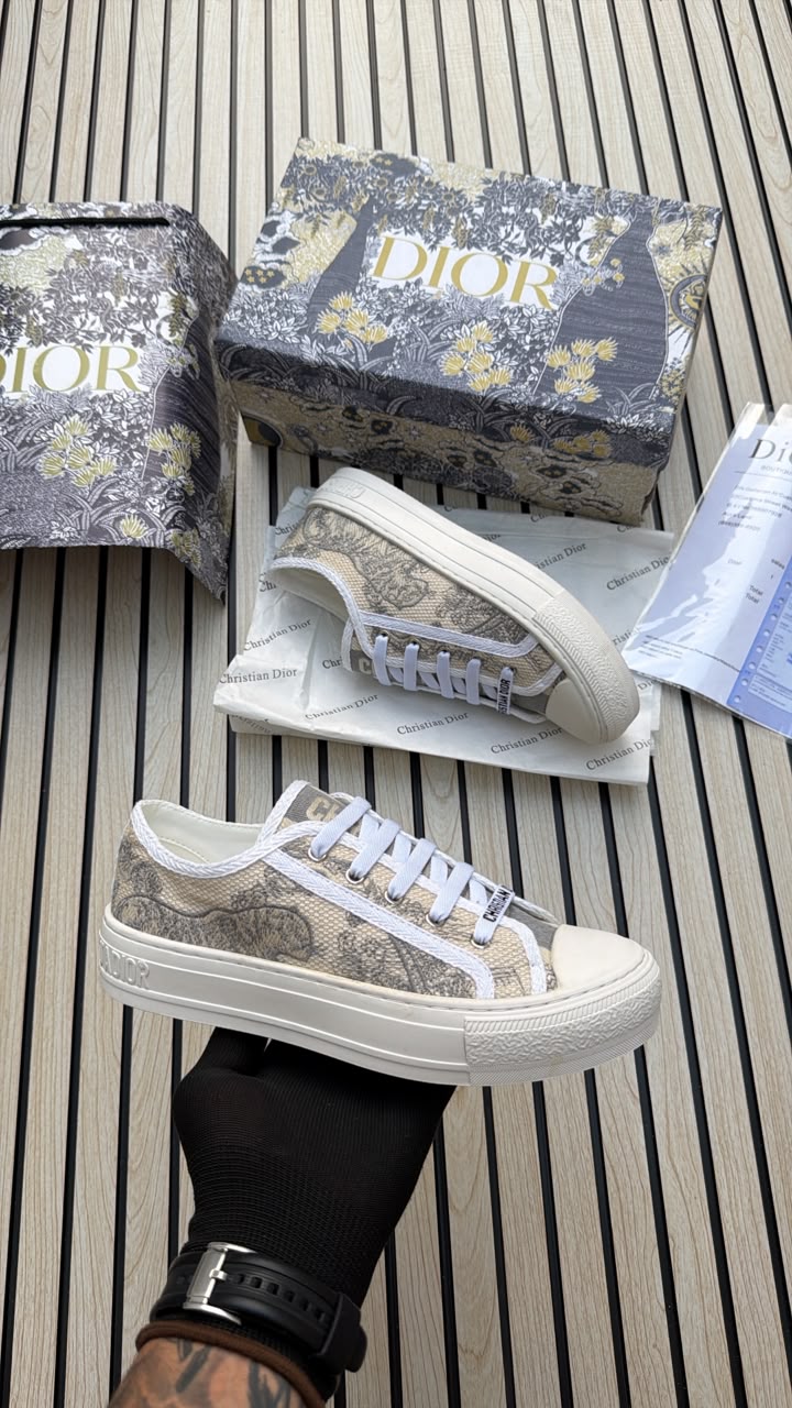 Dior Premium Print Sneakers for Girls