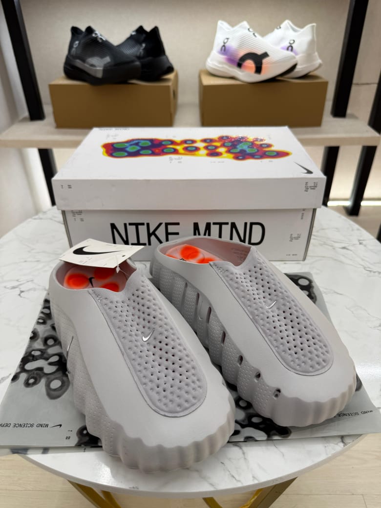 Nike Mind 001 Mules — Smoke Light Grey