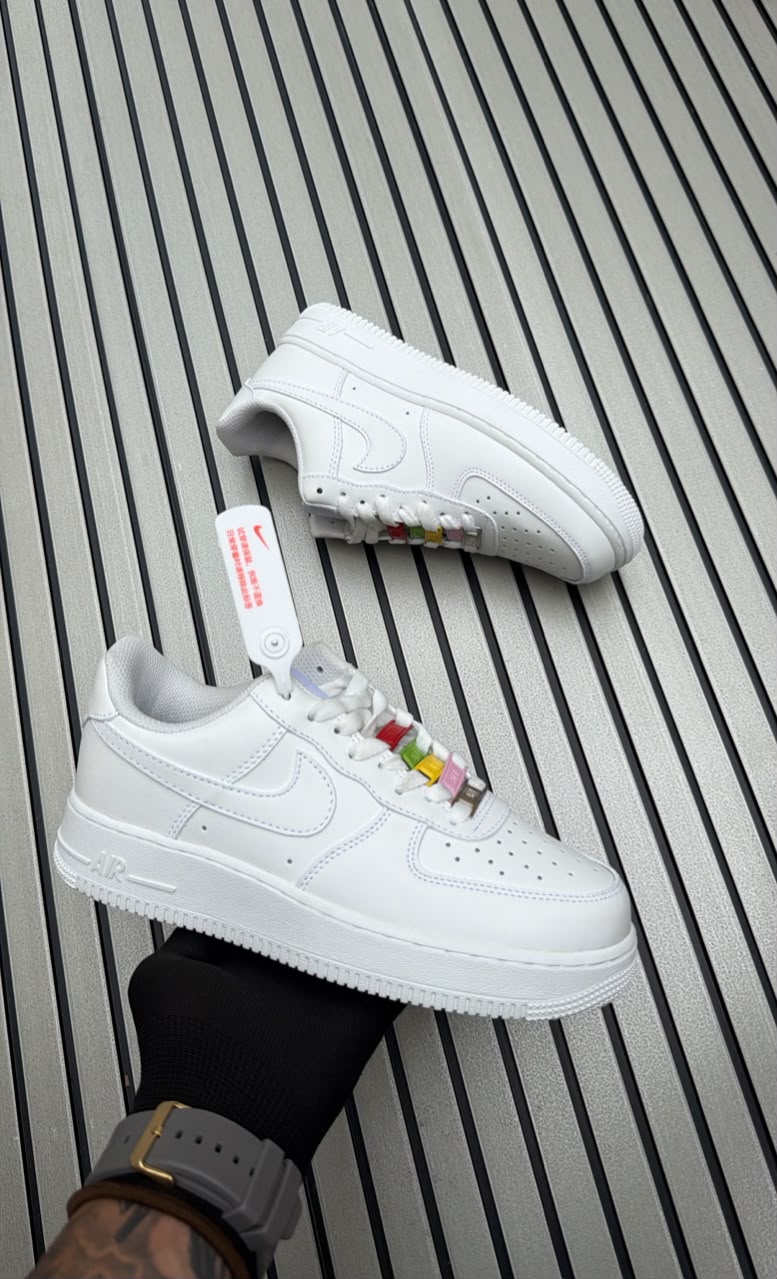Nike Airforce one with color metals