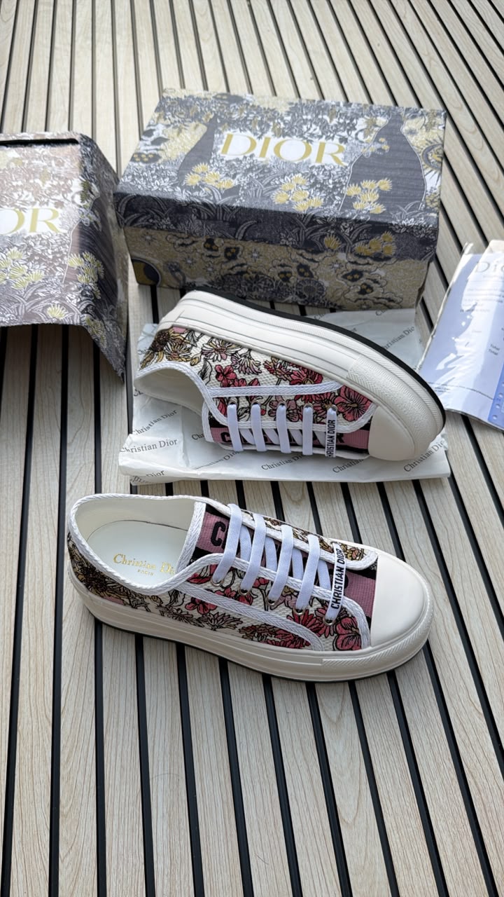 Dior Premium Print Sneakers for Girls