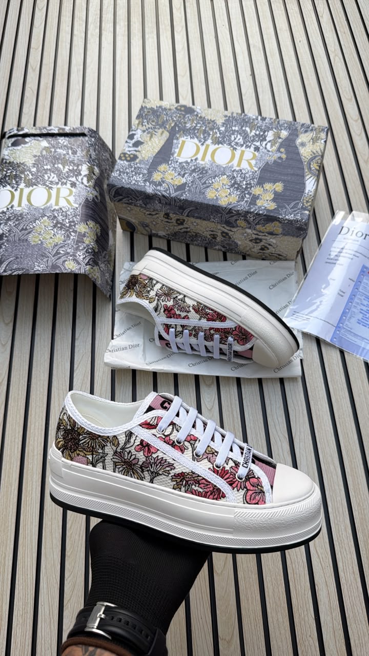 Dior Premium Print Sneakers for Girls