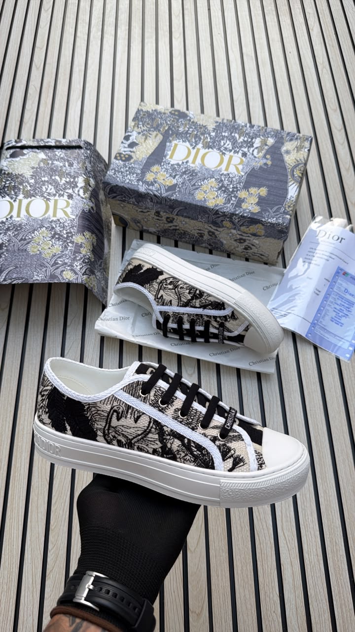 Dior Premium Print Sneakers for Girls