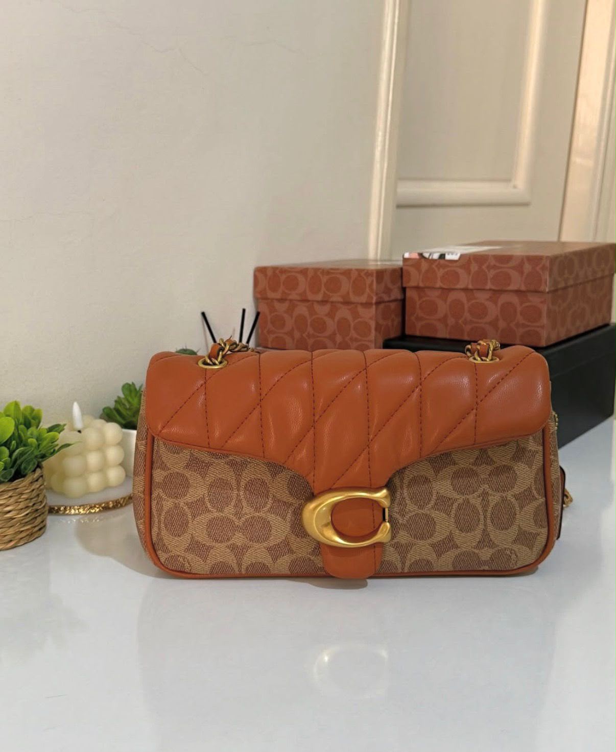 COACH QUILTED BAG