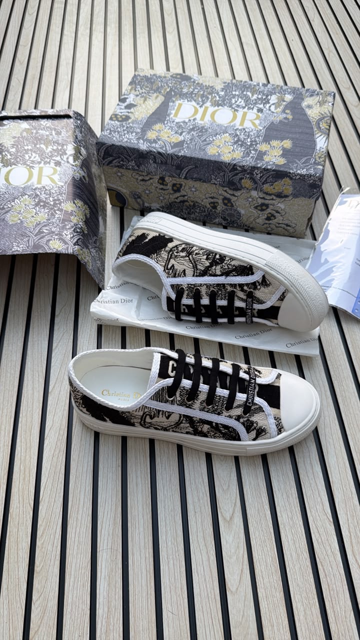 Dior Premium Print Sneakers for Girls